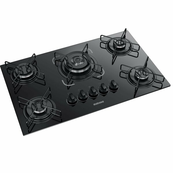 Cooktop 5 Bocas Essencial Á Gás Tripla Chama Bivolt Itatiaia