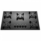 Cooktop 5 Bocas Preto Com Mesa De Vidro Atlas U Top Bivolt