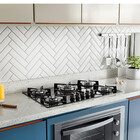 Cooktop 5 Bocas Preto Com Mesa De Vidro E Tripla Chama Atlas