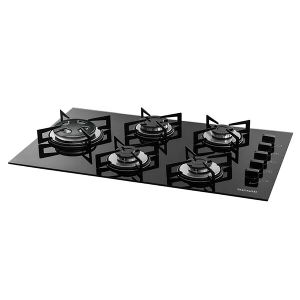 Cooktop 5 Bocas Tripla Chama Lateral Bivolt Fg5535vp Suggar Leroy Merlin