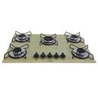 Cooktop 5 Bocas Ultra Chama - Amadeirado Claro
