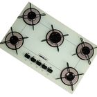Cooktop 5 Bocas Ultra Chama Arame Cor:branco