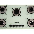 Cooktop 5 Bocas Ultra Chama Arame Cor:branco