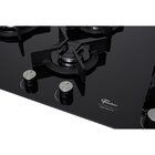Cooktop 5q Tc Infinity Duo Gás Mesa Vidro Bivolt Fischer Preto