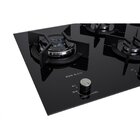 Cooktop 5q Tc Infinity Duo Gás Mesa Vidro Bivolt Fischer Preto