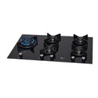 Cooktop 5q Tc Infinity Duo Gás Mesa Vidro Bivolt Fischer Preto