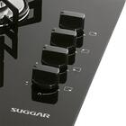 Cooktop A Gás 4 Bocas De Vidro Preto Suggar Bivolt Fg4004vp