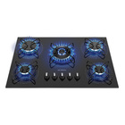 Cooktop a Gás 5 Bocas com Tripla Chama Preto Mondial