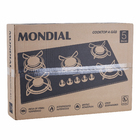 Cooktop a Gás 5 Bocas Preto Mondial