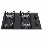 Cooktop a Gás Bivolt 4 Bocas Preto Fischer