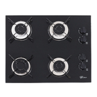 Cooktop a Gás Bivolt 4 Bocas Preto Fischer