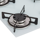 Cooktop a Gás Bivolt 5 Bocas Vidro Branco Polar Fischer