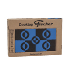 Cooktop a Gás Bivolt 5 Bocas Vidro Branco Polar Fischer