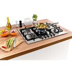 Cooktop A Gás Brastemp Gourmand 5 Queimadores Inox 75cm 220v