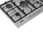 Cooktop A Gás Invita 5 Bocas 70cm Inox - Bivolt