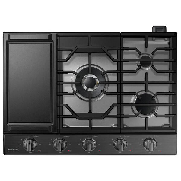 Cooktop A Gás Samsung Em Inox Com 05 Bocas  05 Níveis De Potê