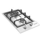 Cooktop À Gás Suggar 2 Bocas Inox Tripla Chama Fg2002ix Bivolt