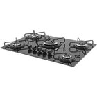 Cooktop À Tri-chama Central 5 Bocas Suggar Bivolt Preto Preto