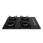 Cooktop Britânia 4 Bocas Preto Bct4p – Bivolt