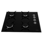 Cooktop Britânia 4 Bocas Preto Bct4p – Bivolt