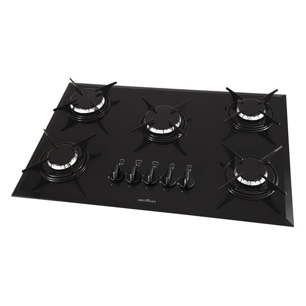 Cooktop Britânia 5 Bocas Concept Black Bct7p - Outlet Bivolt
