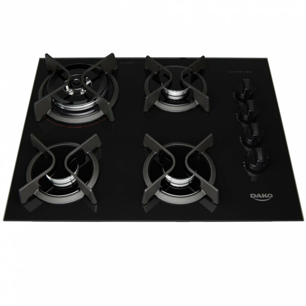 Cooktop Dako Supreme A Gás 4 Bocas Acendimento Automático E T