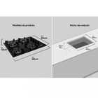 Cooktop Dako Supreme A Gás 4 Bocas Acendimento Automático E T