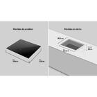 Cooktop De Indução 4 Bocas Preto Com Trava De Segurança Dako