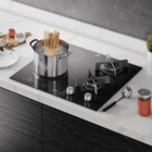 Cooktop De Indução E A Gás Electrolux 4 Bocas Preto Hibrido E
