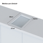 Cooktop De Indução Embutir Hq 2 Bocas Painel Touch 3500w Pret