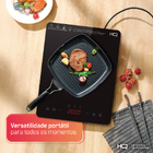 Cooktop De Indução Hq 1 Boca Portátil 2000w Preto Hq-ids2001p