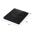 Cooktop De Indução Hq 1 Boca Portátil 2000w Preto Hq-ids2001p