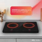 Cooktop De Indução Hq 2 Bocas Portátil 2000w Preto Hq-ids3502