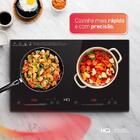 Cooktop De Indução Hq 2 Bocas Portátil 3500w Preto Hq-ide3502
