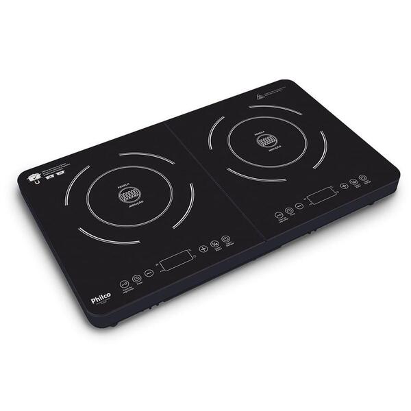 Cooktop De Indução Portátil Philco 2 Queimadores Pct20p 110v