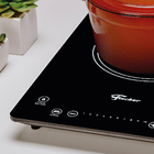 Cooktop Elétrico 127V (110V) 1 Bocas Vidro Preto Fischer