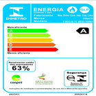 Cooktop Fogatti À Gás Fgt 5b Tc Vidro Preto Flange Esmaltada