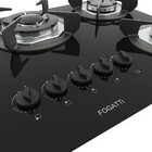 Cooktop Fogatti Safe Ferro Fundido 5 Bocas Tripla Chama Glp