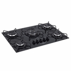 Cooktop a Gás 5 bocas Vidro Bivolt Esmaltec