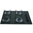 Cooktop Gás Glp 4 Bocas Mesclado Ultra Chama Vidro Bivolt