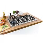 Cooktop Gourmand 5 Bocas Gás Inox 90 Cm Brastemp Bdk90dr