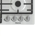 Cooktop Hisense 4 Bocas Inox Gm663xb - 220 Volts