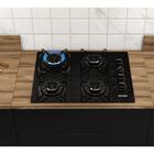 Cooktop Itatiaia 4 Bocas Essencial Preto - Bivolt