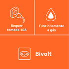 Cooktop Megachama 5 Bocas Brastemp