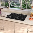 Cooktop Mueller 4 Bocas Com Queimador Ultra Chama Mcg4bb Bivo