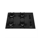 Cooktop Mueller 4 Bocas Com Queimador Ultra Chama Preto Mcg11