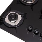 Cooktop Nardelli Nv5 5 Bocas Vidro Preto Flange Inox Bivolt 2
