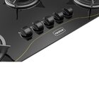 Cooktop Para Cozinha Realce 5 Queimadores Preto