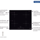 Cooktop Por Indução Square Slider B Aei 60 Vitroceramico Coma