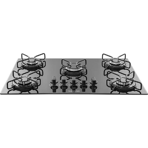 Cooktop Suggar 5 Bocas Vidro Fg5005avp – Bivolt